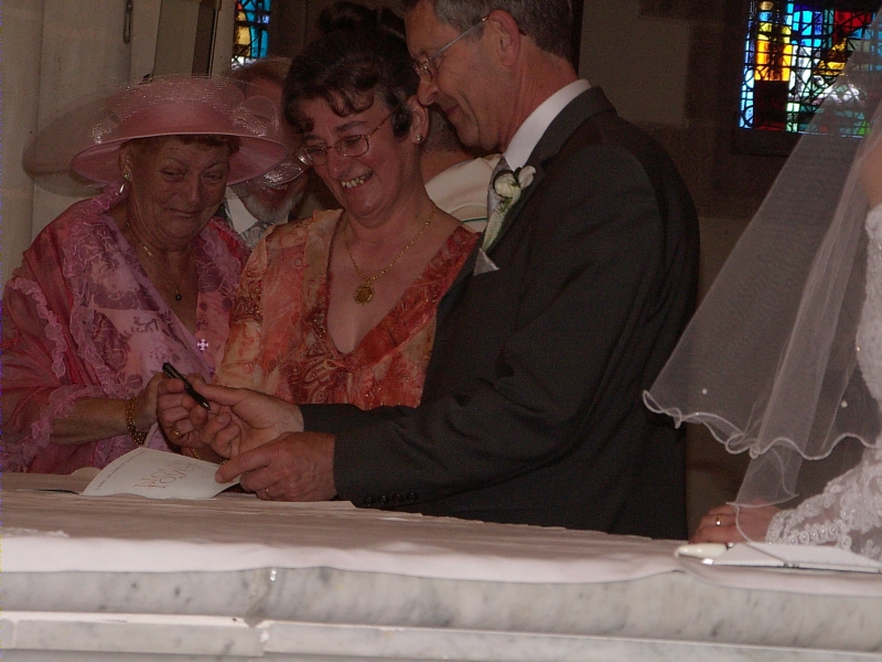 Signature du papa de Karine