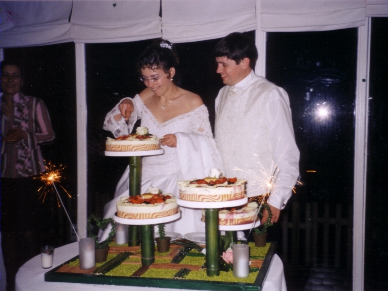 D&eacute;coupe du g&acirc;teau