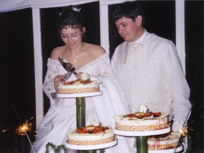 D&eacute;coupe du g&acirc;teau